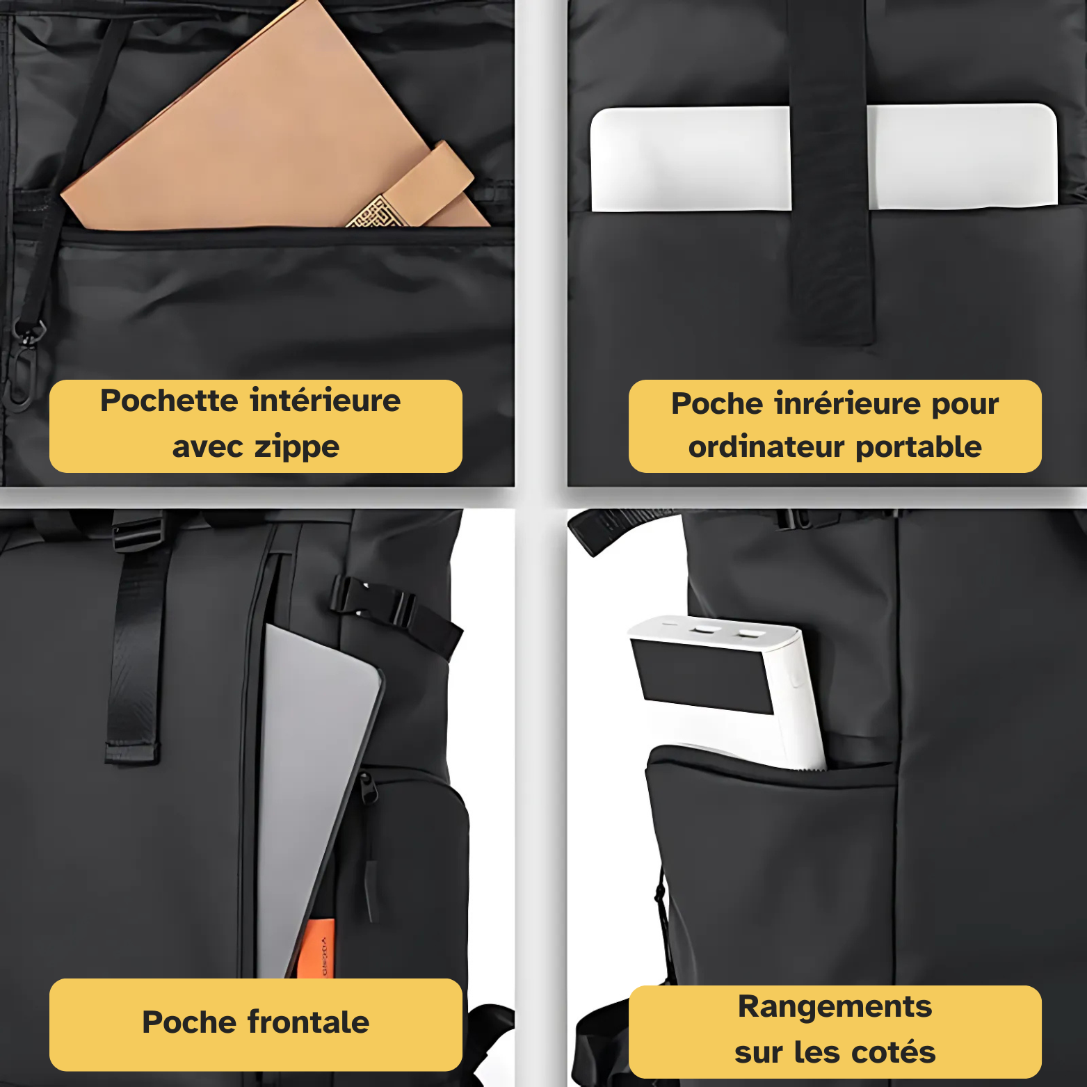 Urban Explorer – sac à dos roll top extensible