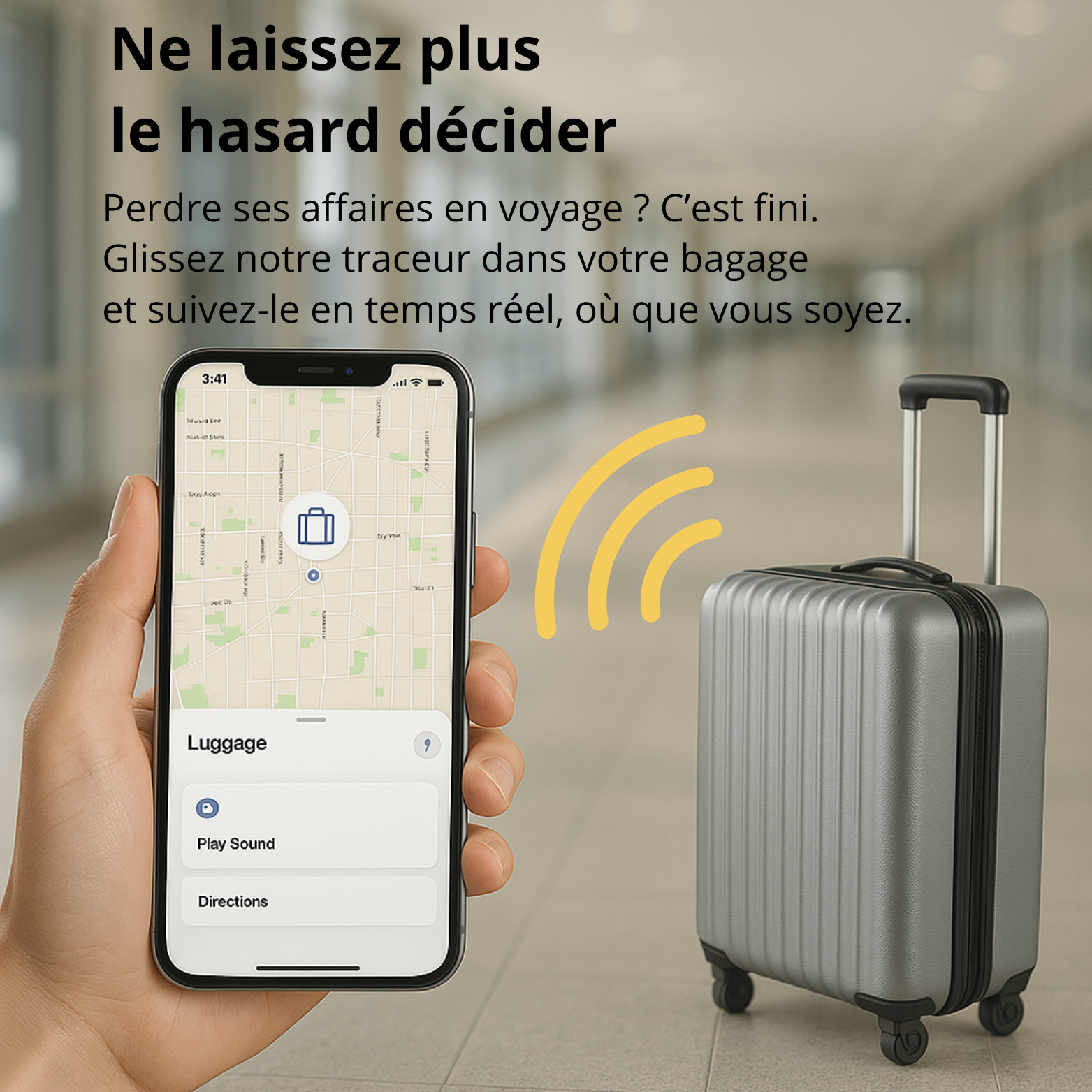 Air Tag equipement anti perte, fonctionne avec apple find my