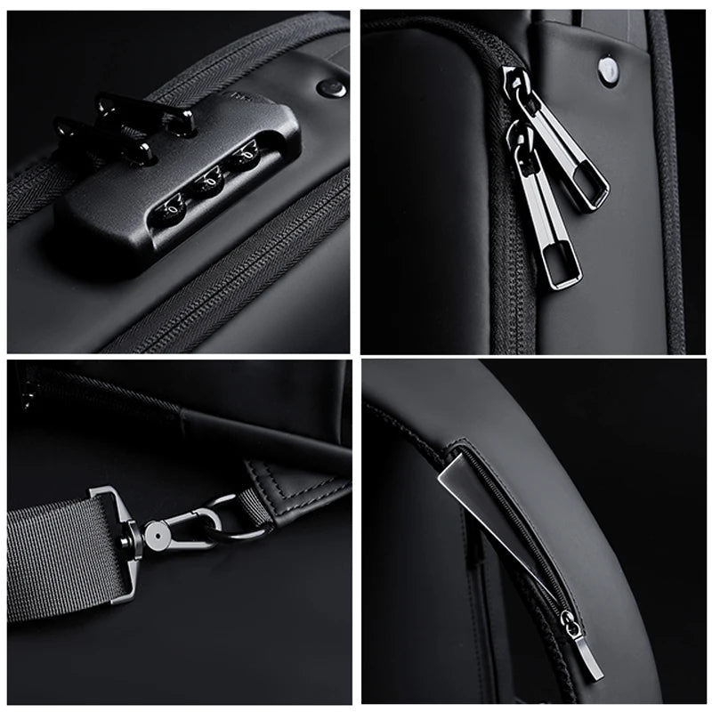 Sacoche Bandoulière adventure USB - Antivol