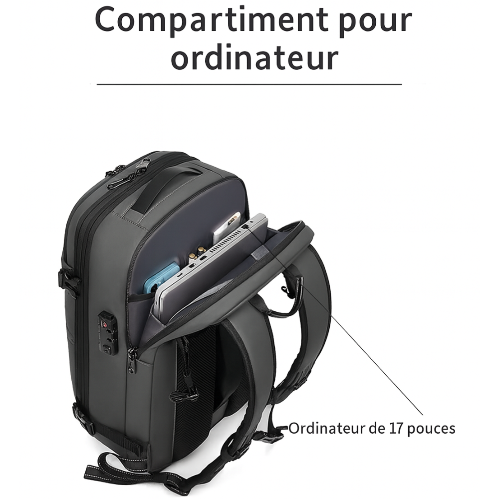 Sac à dos à air compression