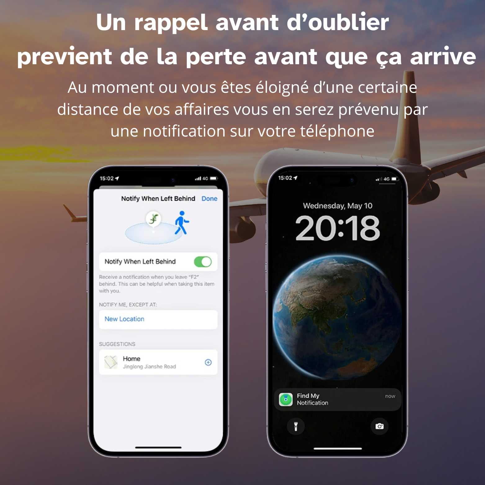 Air Tag equipement anti perte, fonctionne avec apple find my