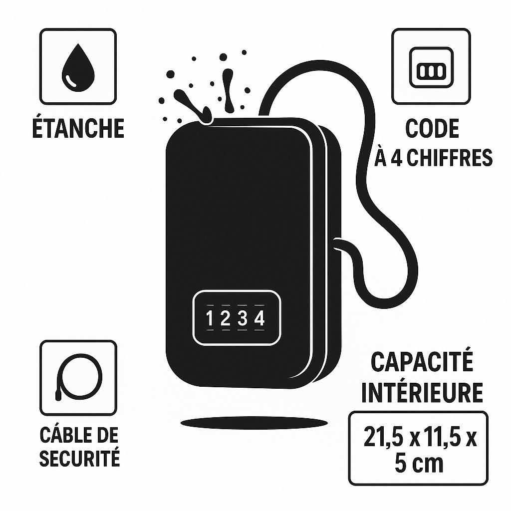 Lock Box - Coffre de protection d'effets personnels